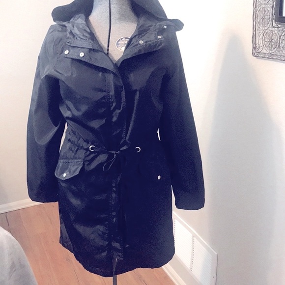 NWOT Navy blue rain coat - Picture 6 of 13